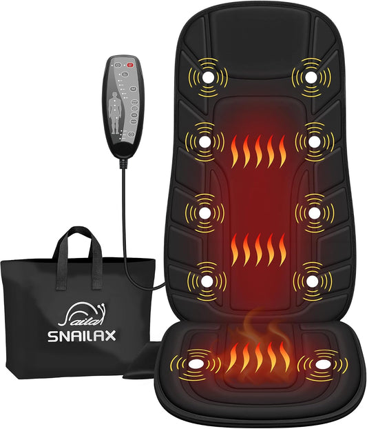 Snailax 10 Piezas Motores de Vibración Masajeador de Calor Asiento...