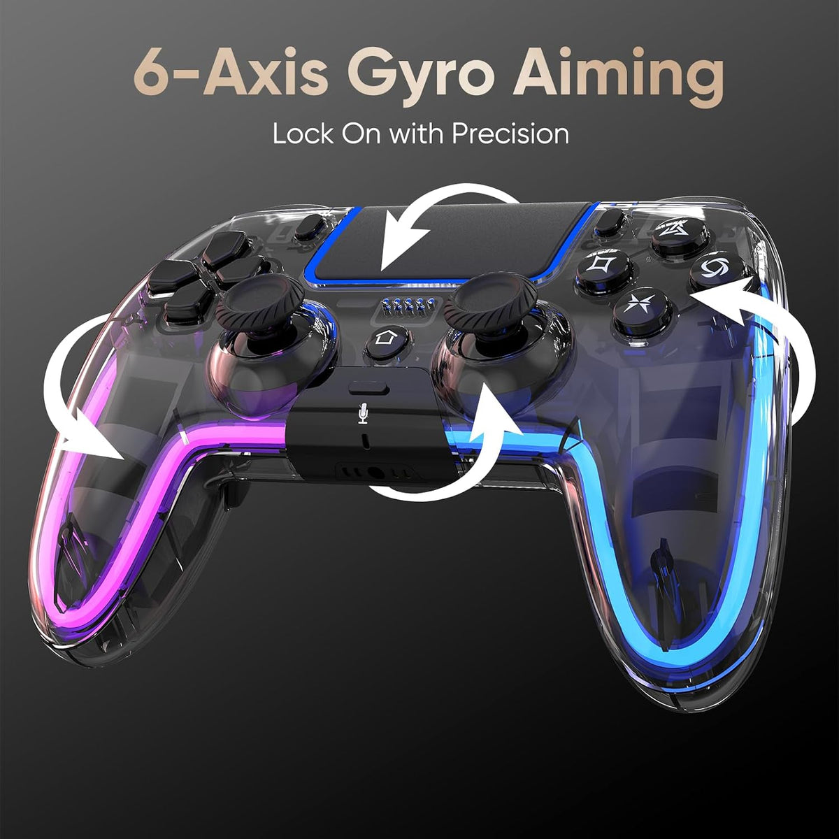 BETMI Controlador inalámbrico para PS5, Pro\/Slim\/MAC\/Steam Deck\...