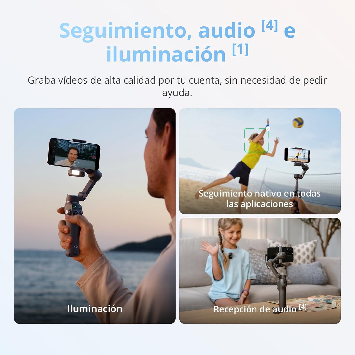 DJI Osmo Mobile 8 estabilizador de cardán para teléfono, estabiliza...