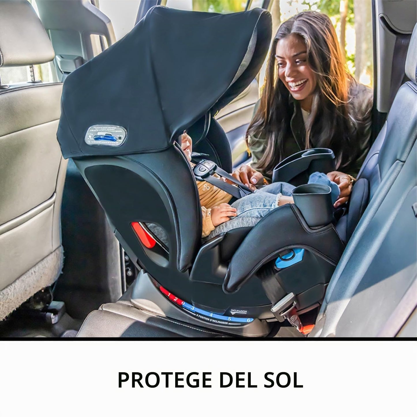 Evenflo All4Stages Slim Plus Canopy Asiento convertible 4 en 1 para...