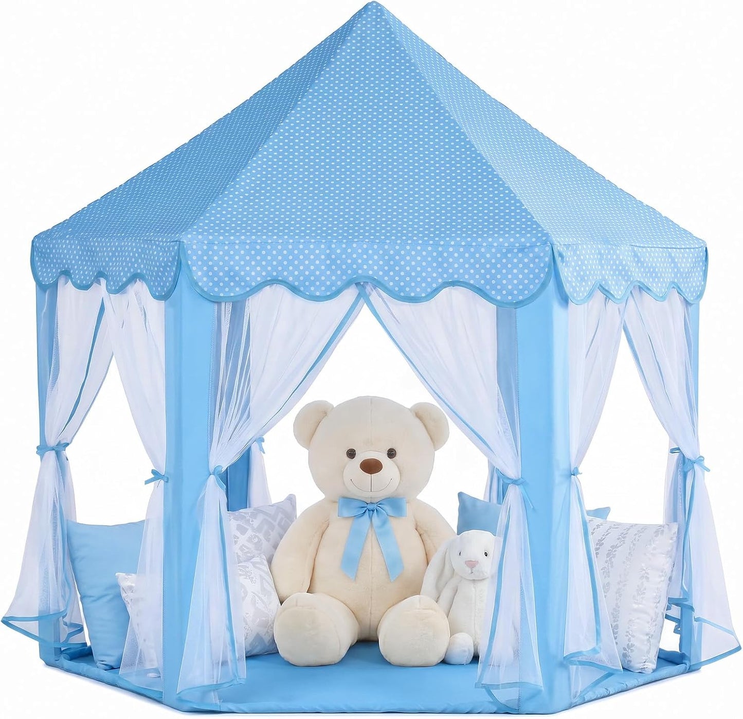 Sumbababy - Tienda de campaña de castillo de princesa para niñas, d...