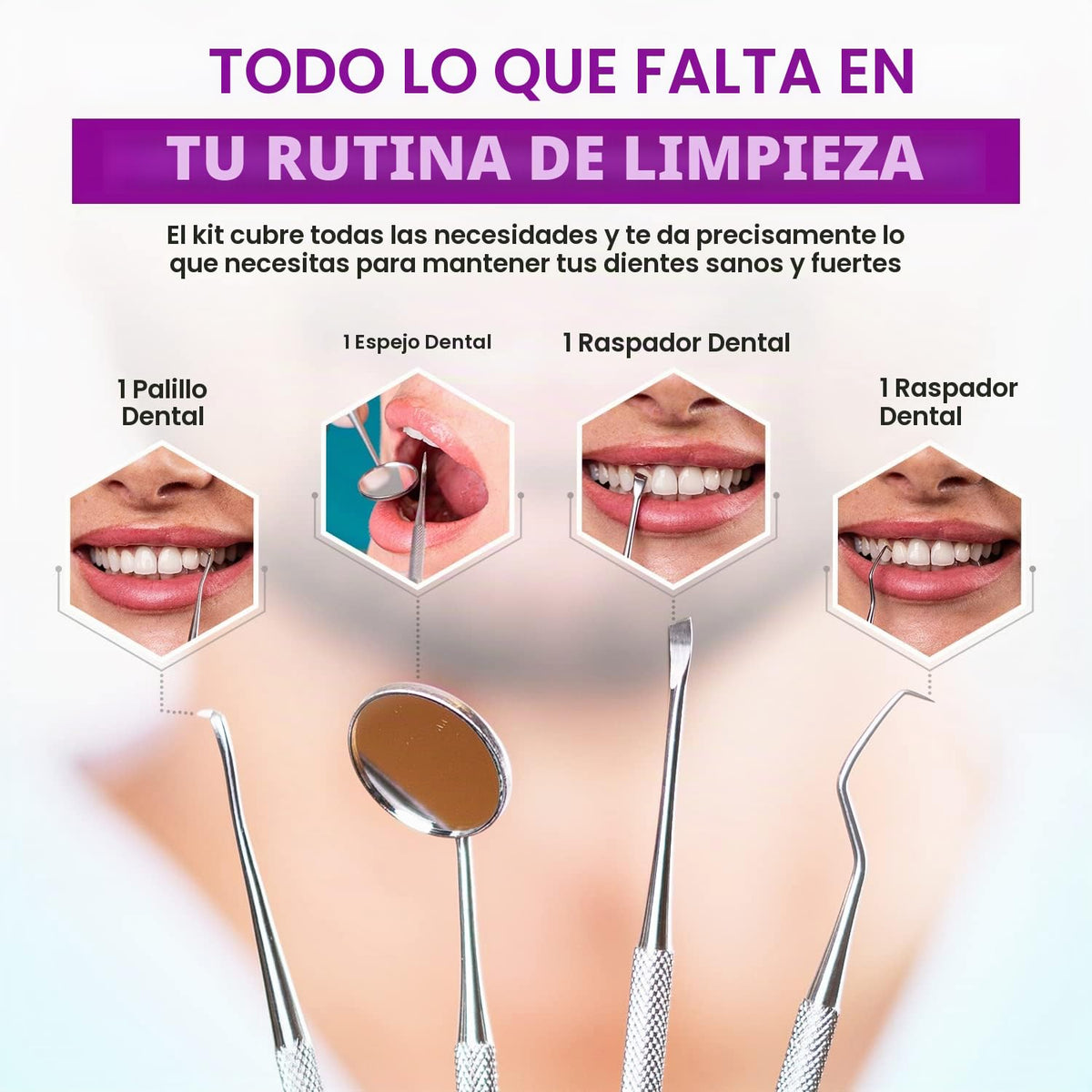 Dental Duty Herramientas Dentales, Raspador Dental para Herramienta...