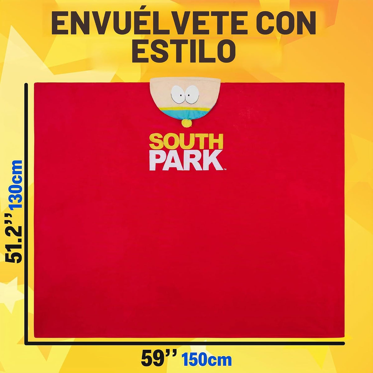 Get Trend Manta para adultos con capucha de 51 x 59 pulgadas, manta...