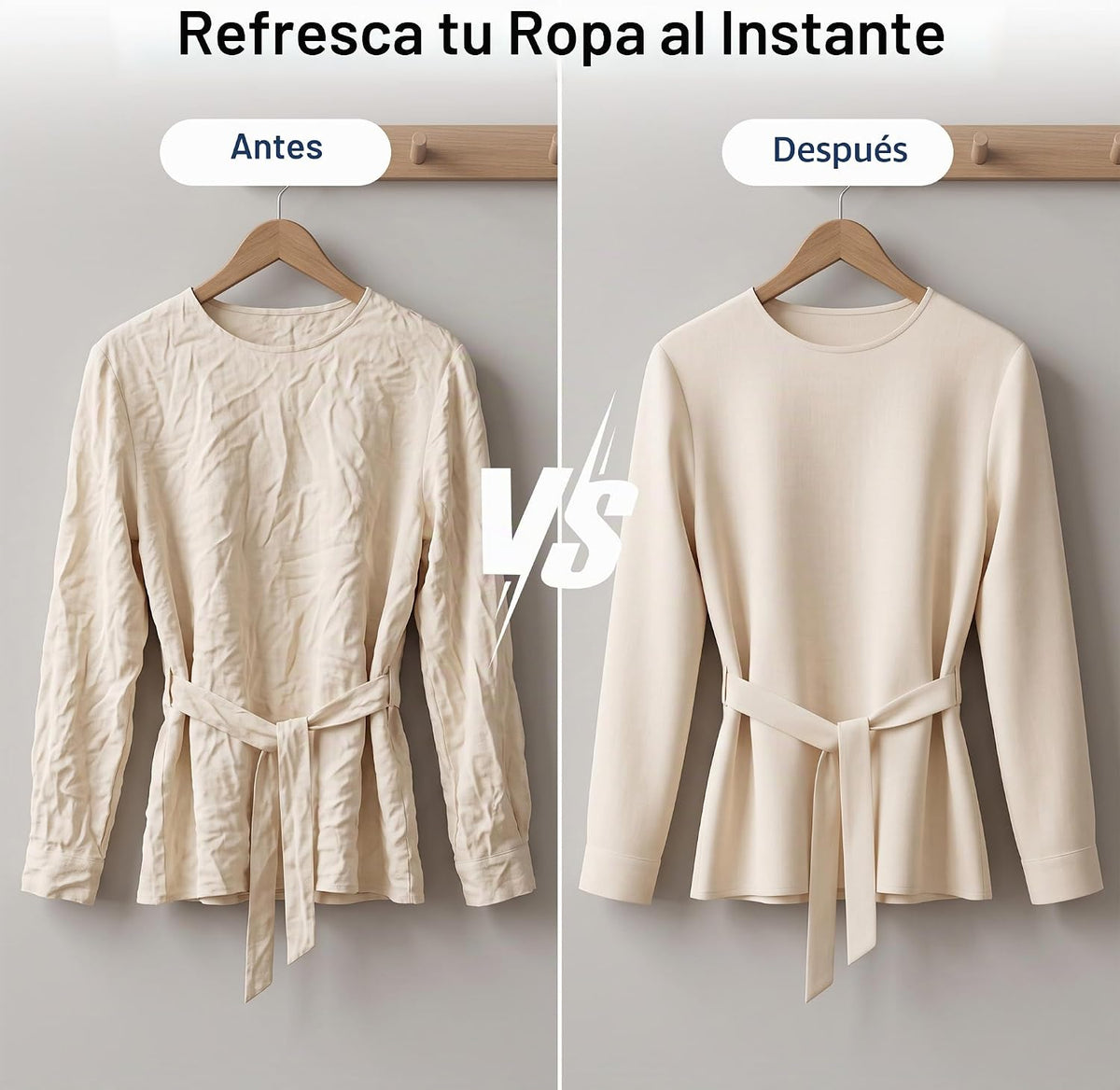 LEVOORA Plancha de vapor para ropa de calentamiento rápido de 20 se...