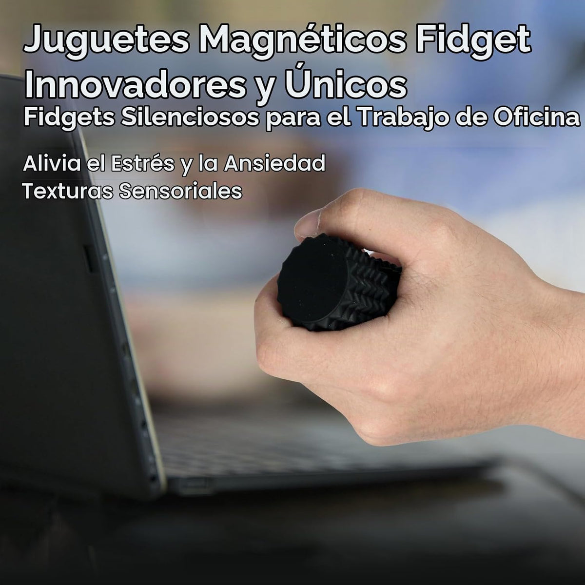 Bolas Magnéticas de Silicona para el Estrés, Paquete de 6 Juguetes...