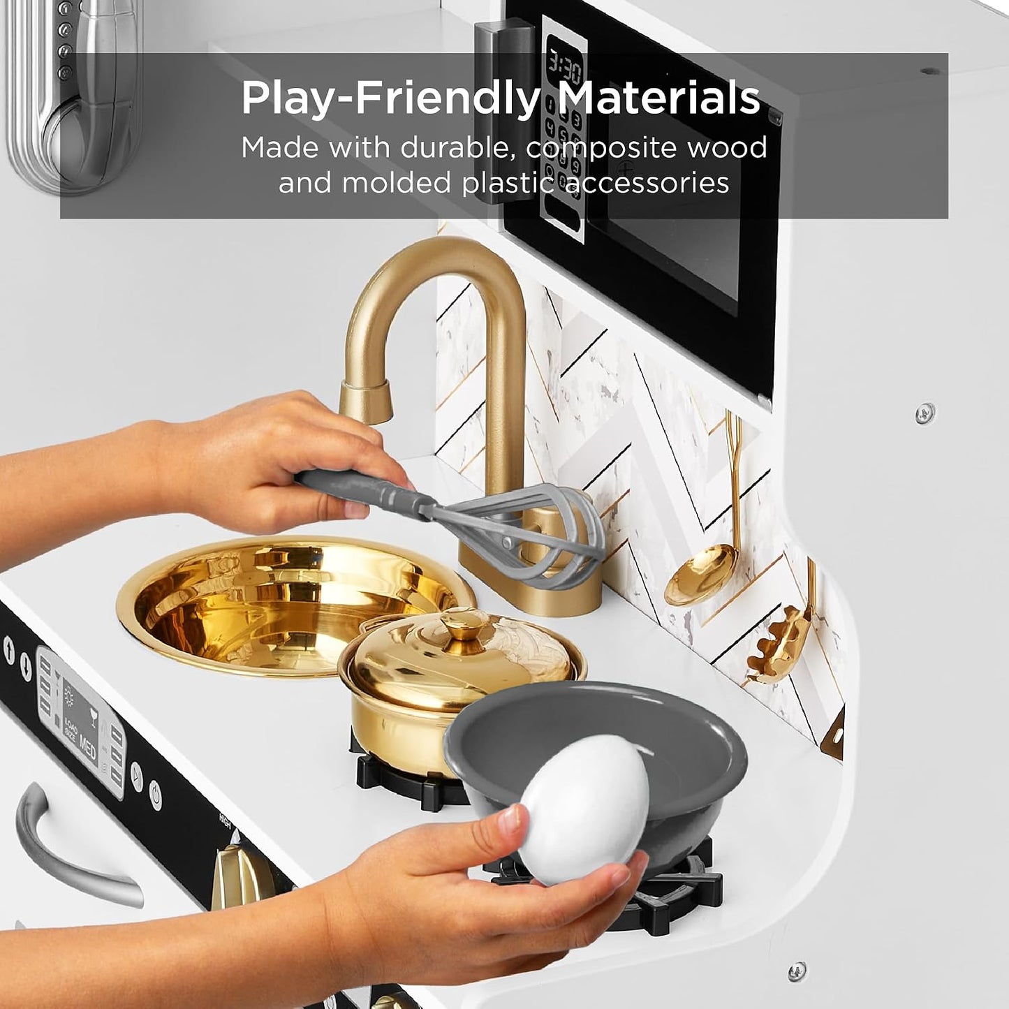Best Choice Products - Juego de cocina de madera para niños, juego...