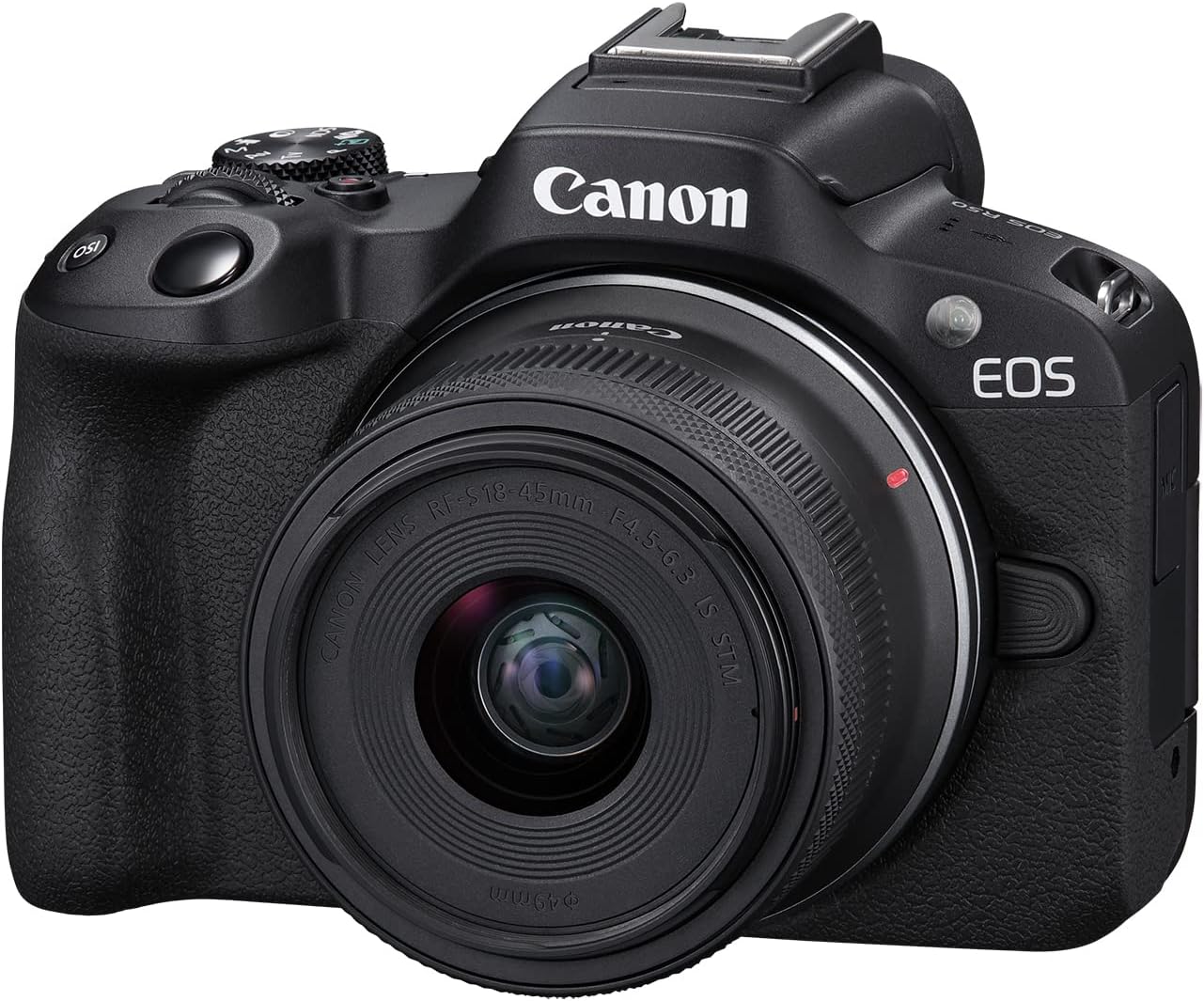 Cámara Canon EOS R50 sin espejo con lentes RF-S18-45mm F4.5-6.3 is...