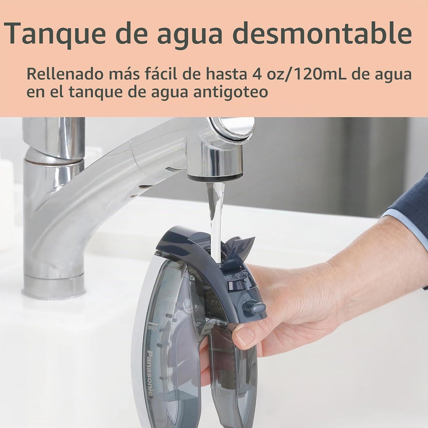 Plancha de vapor\/seca inalámbrica Panasonic 1500W - NI-WL700A - Pl...