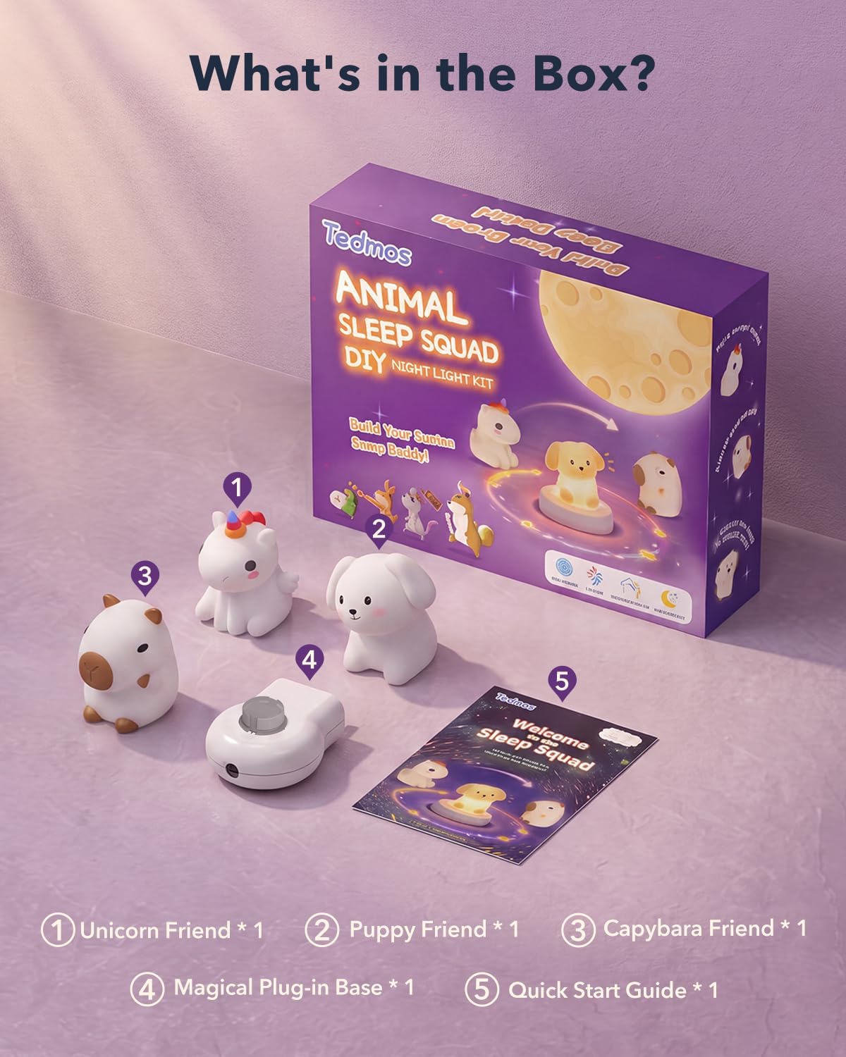 Tedmos Regalos de cumpleaños para niñas de 1, 2, 3, 4, 5, 6 años, l...