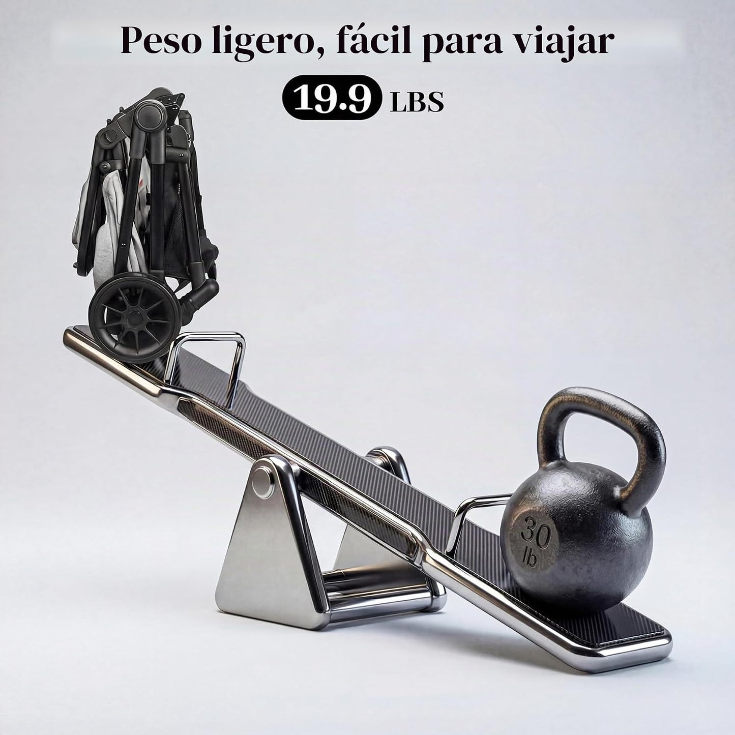 Nurtrarola - Cochecito de bebé ligero 2 en 1 con asiento reversible...