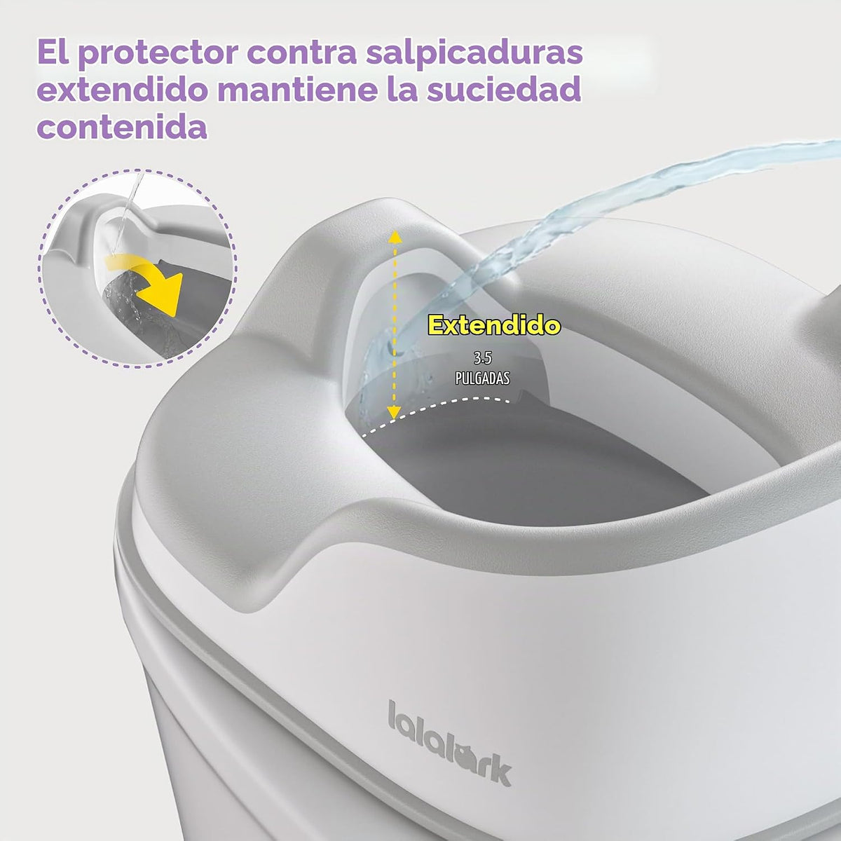 lalalark Inodoro de entrenamiento para ir al baño 3 en 1, asiento d...