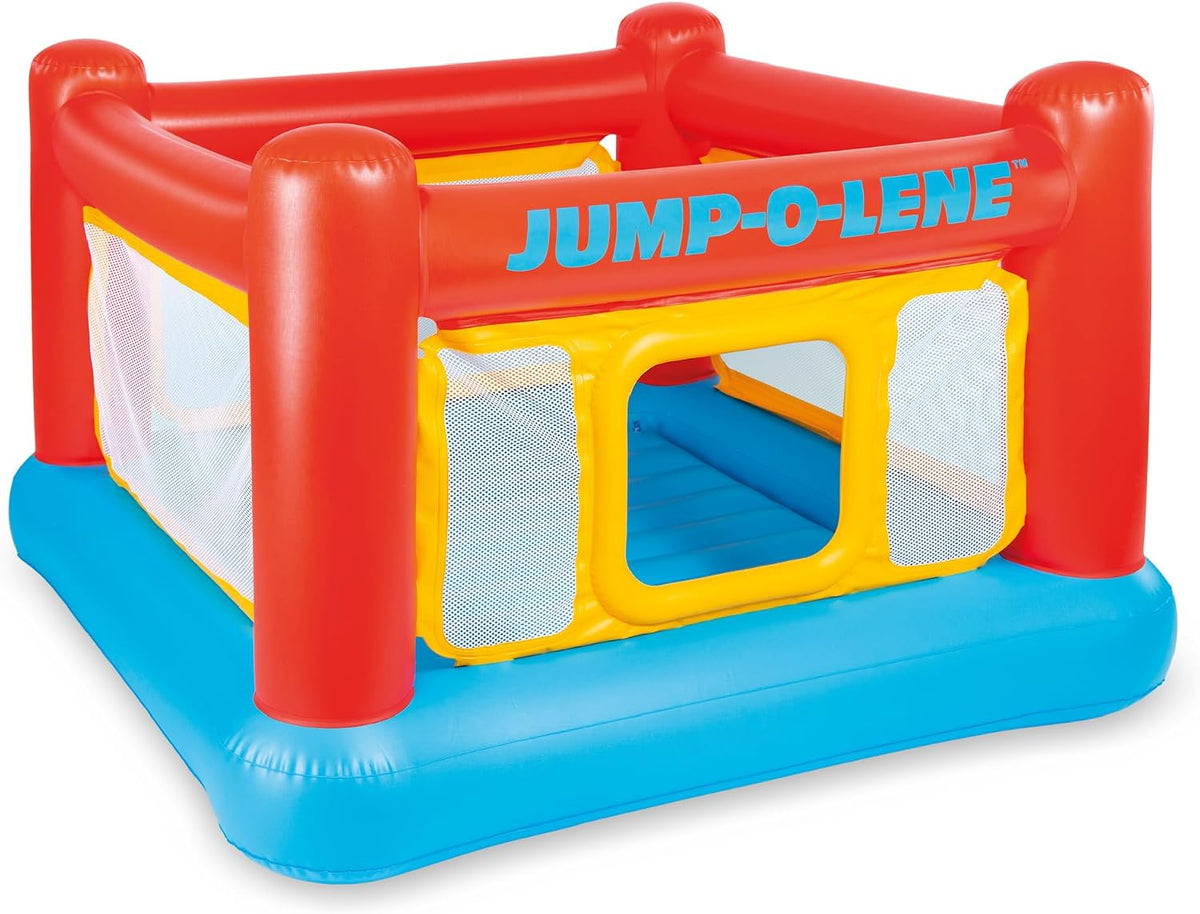 Castillo inflable "Jump-o-lene" de Intex, 68 x 68 x 44 pulg...