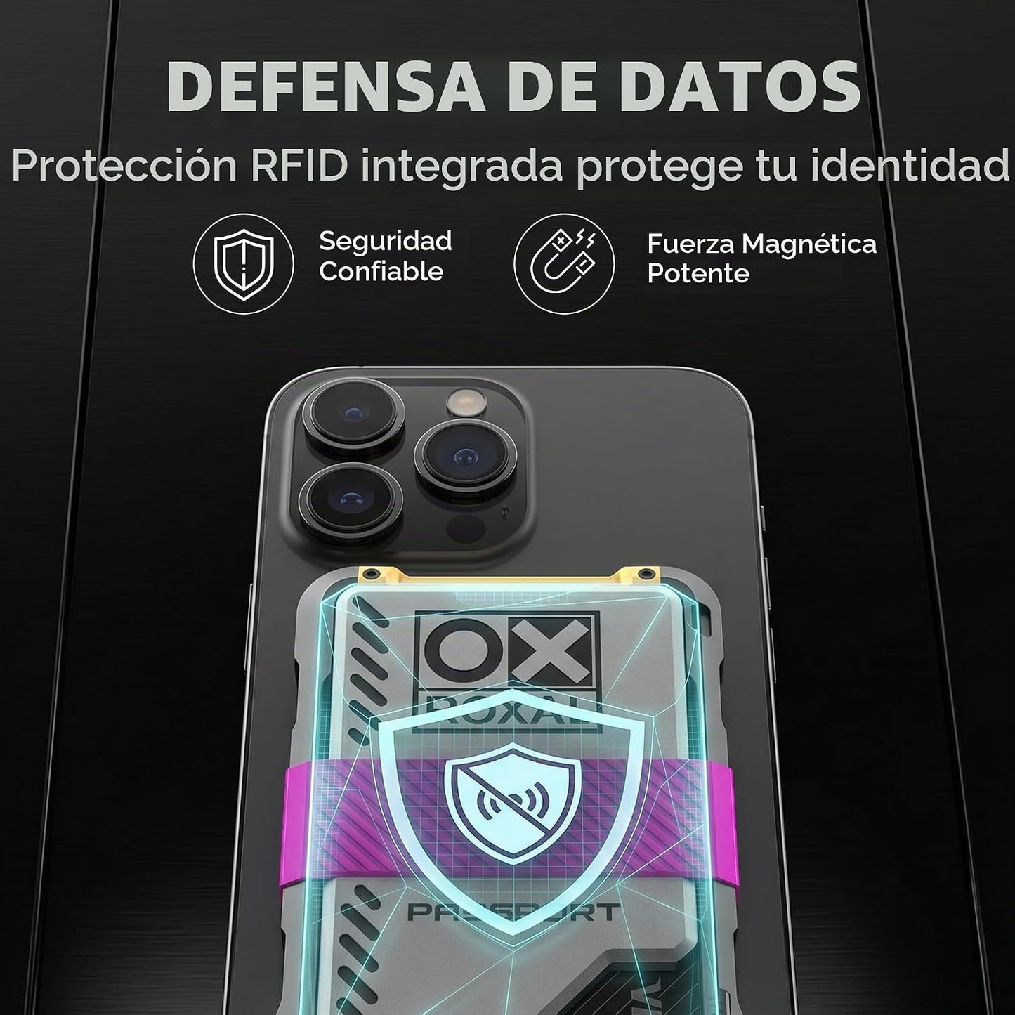 Roxal Cartera para tarjetas compatible con Passport Magsafe, Prime,...