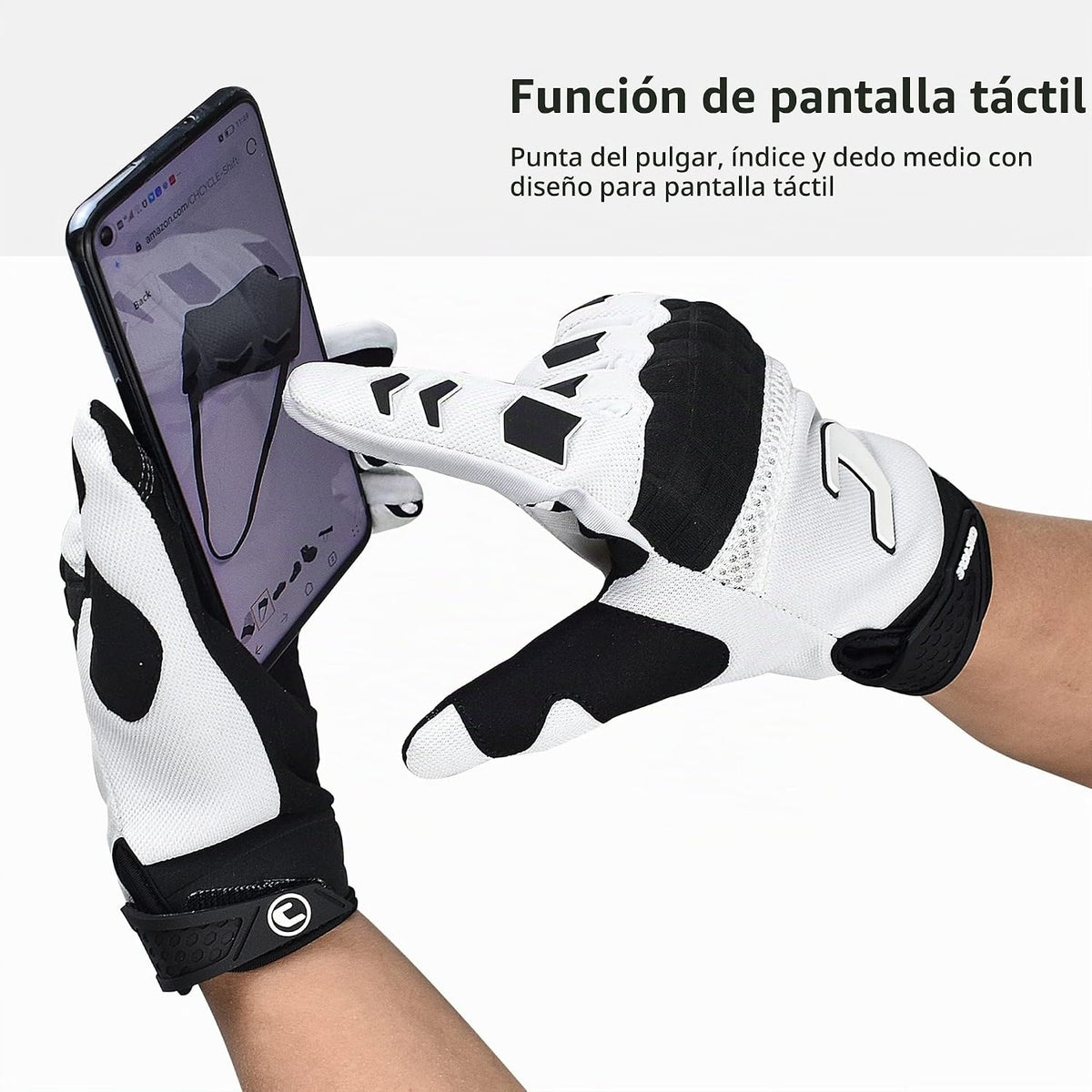 CHCYCLE - Guantes para bicicleta de montaña, motocross y ATV para h...