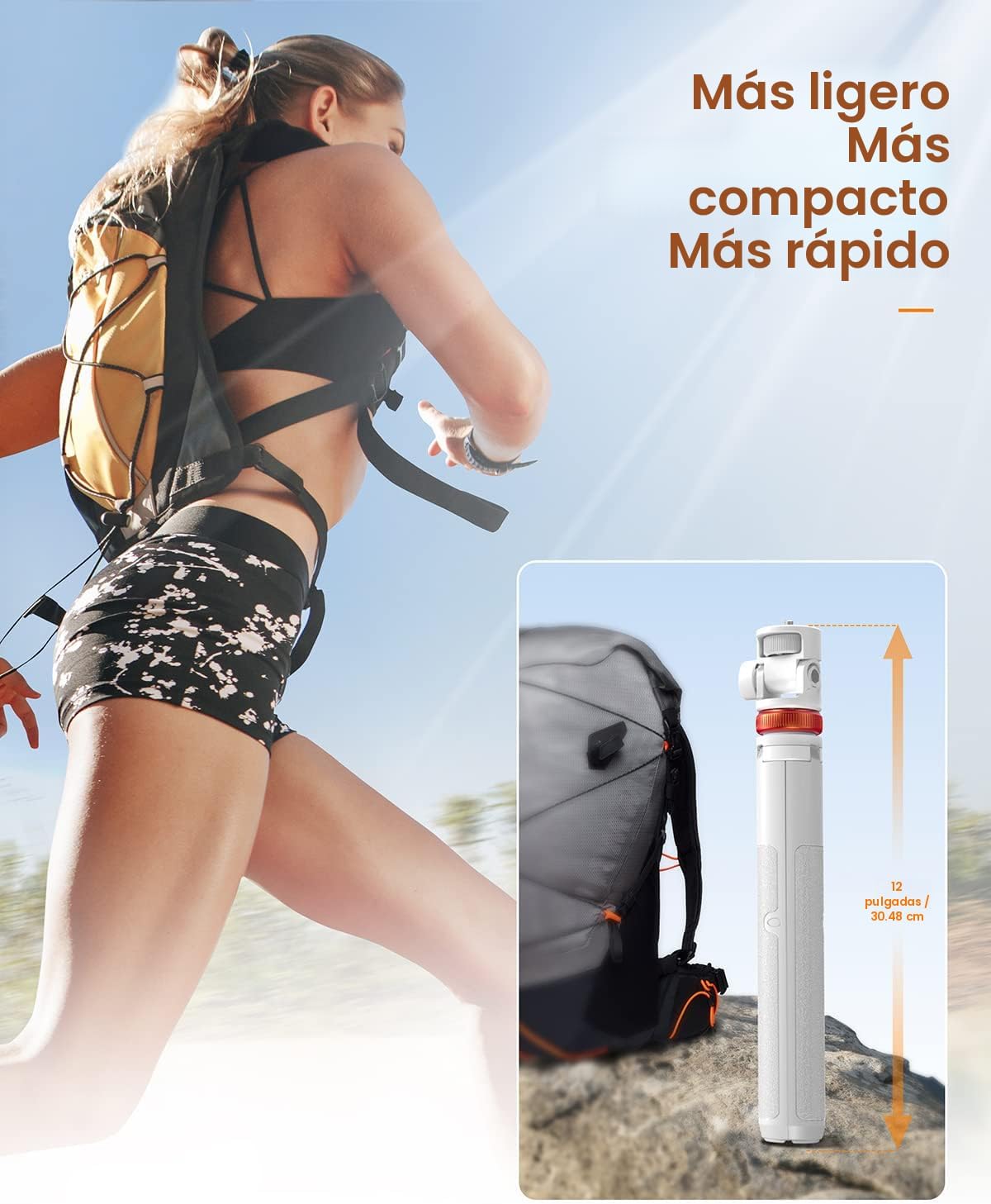EUCOS Trípode de 62 pulgadas para iPhone, resistente trípode para s...