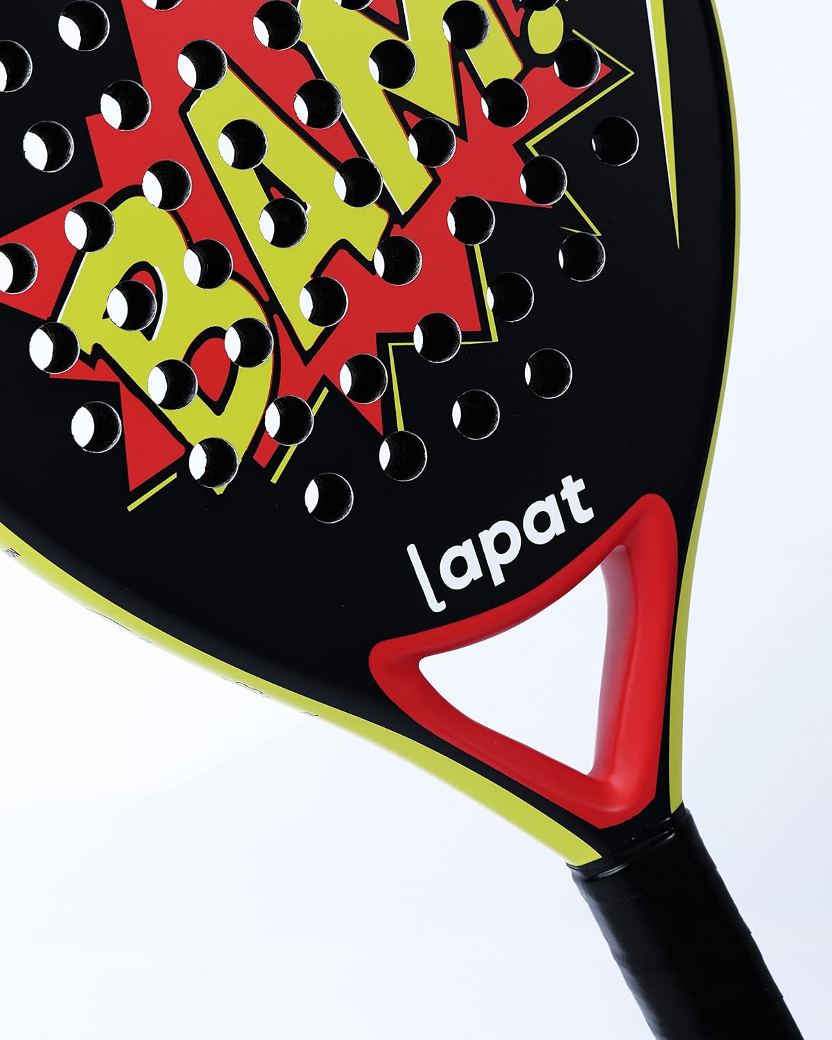 LAPAT Raqueta de pádel con bolsa de cubierta, superficie de carbono...