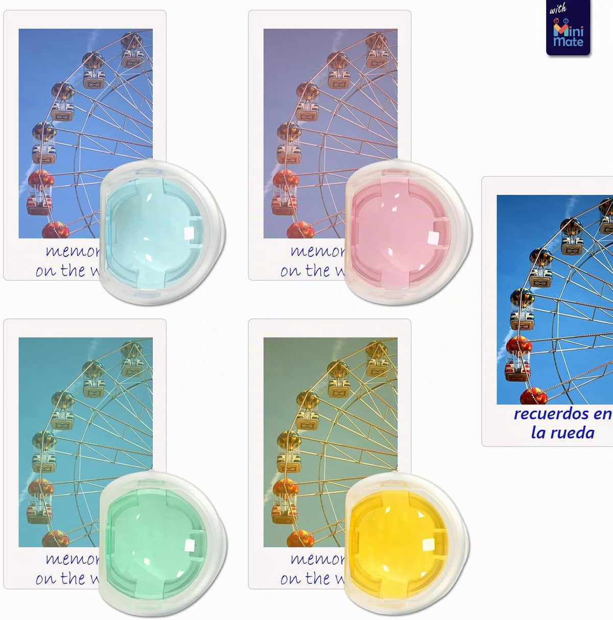 Cámara instantánea Fujifilm Instax Mini 12 color rosa florecido + e...