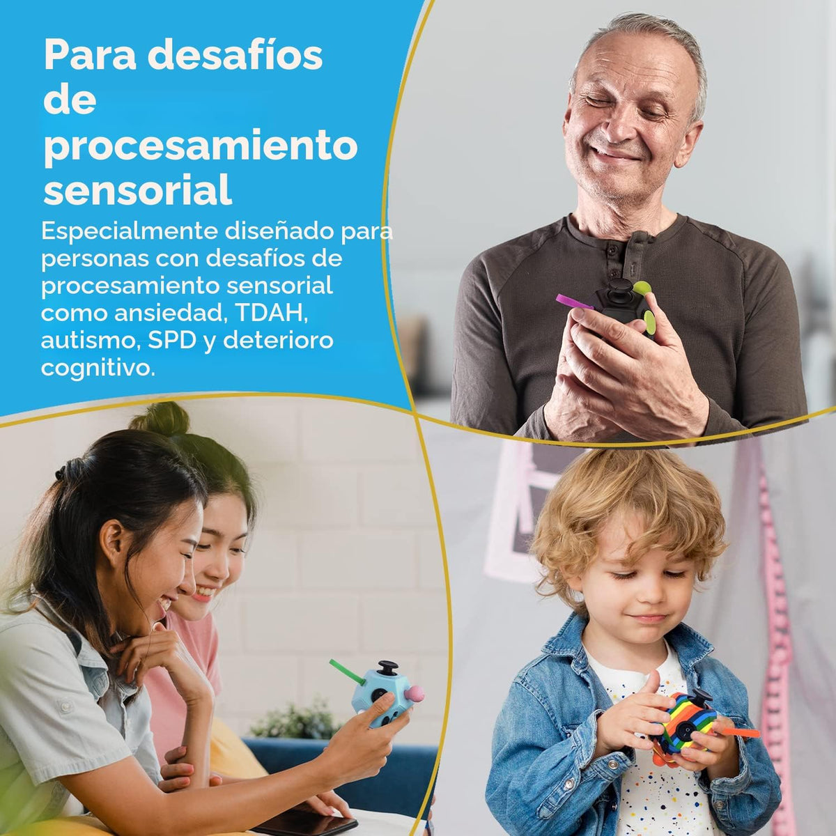 PILPOC - Cubo para la ansiedad theFube, Dodecágono con 12 lados \u2...