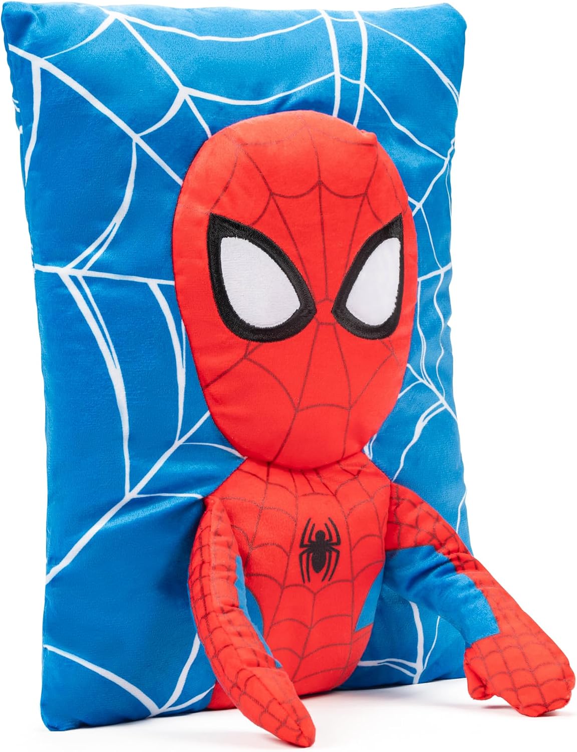 Almohada Marvel Spiderman 3D Snuggle - Almohada de felpa roja súper...