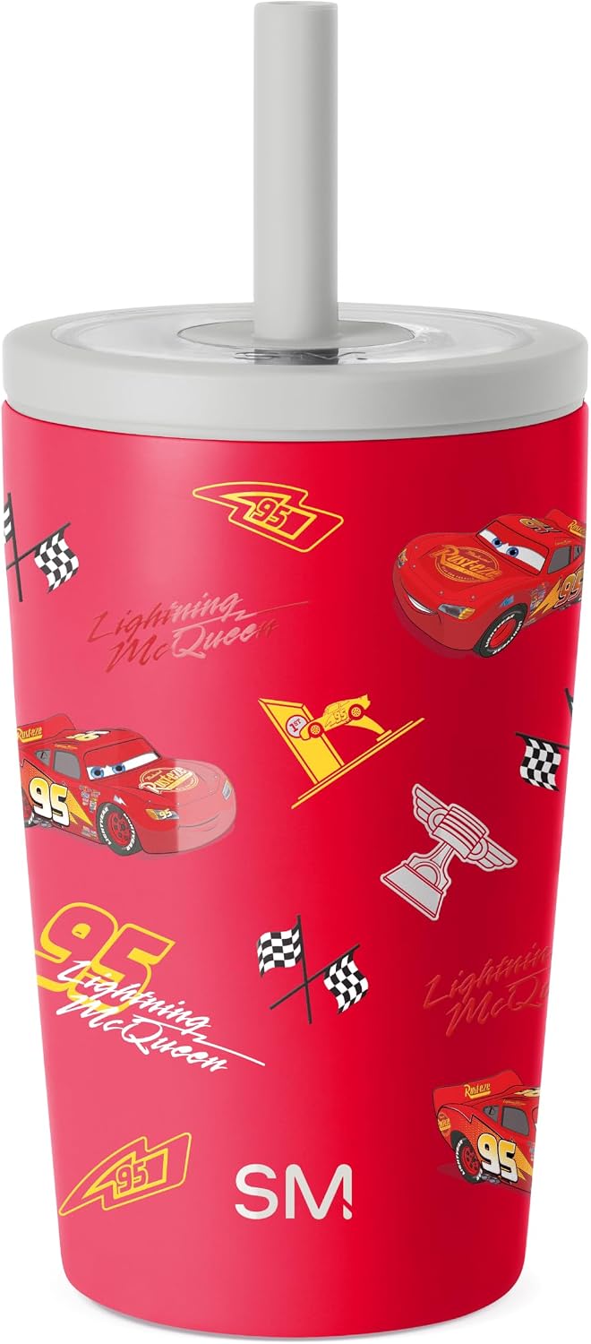 Simple Modern Disney Cars - Vaso de acero inoxidable para niños peq...
