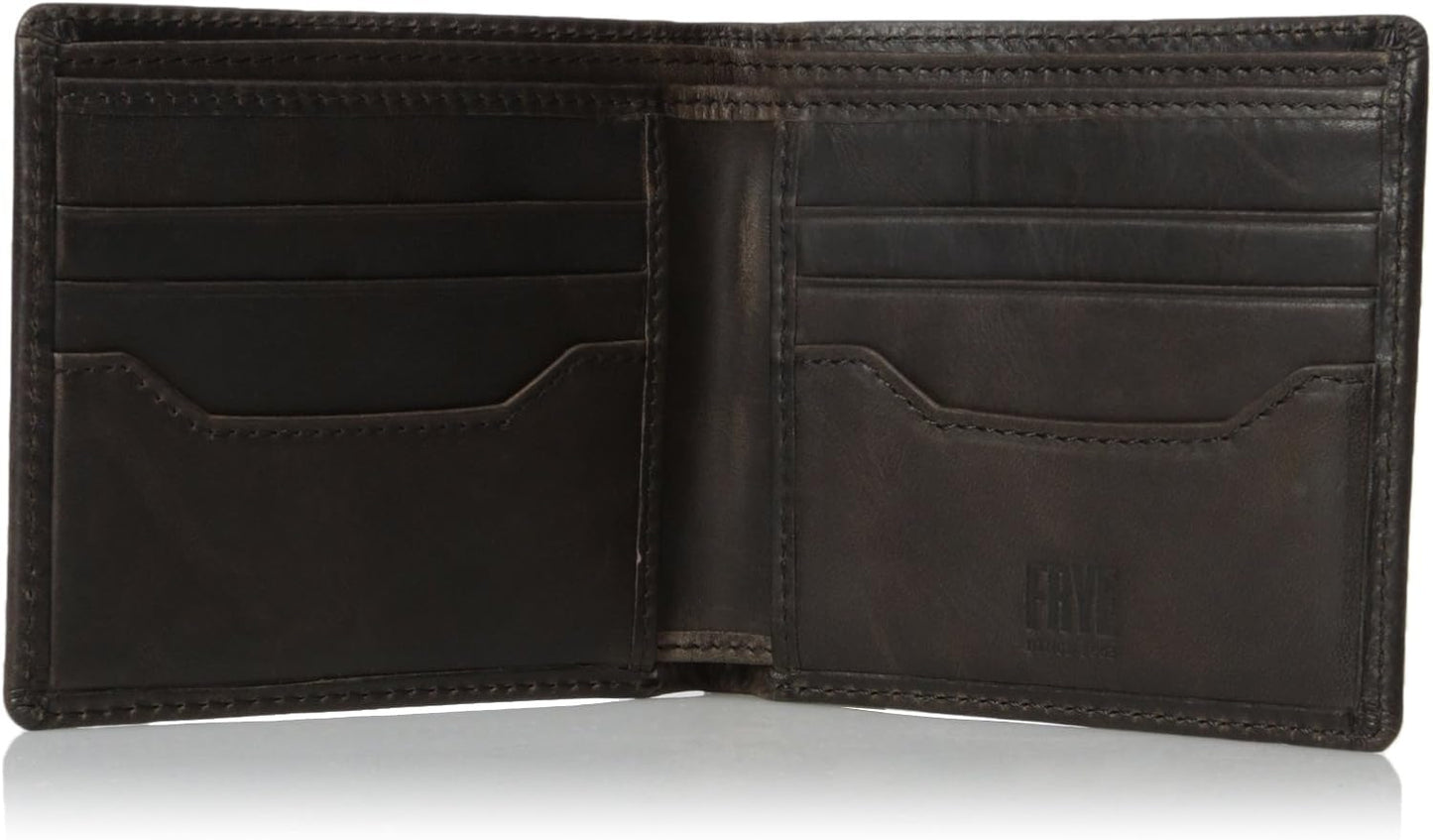 FRYE Billetera plegable antigua Logan para hombre