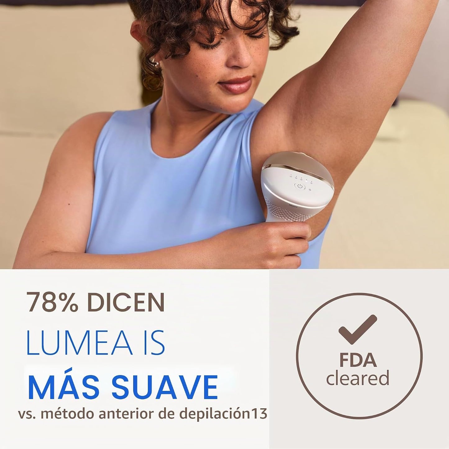 Philips Lumea IPL - Depilación láser tipo salón para mujeres, dispo...