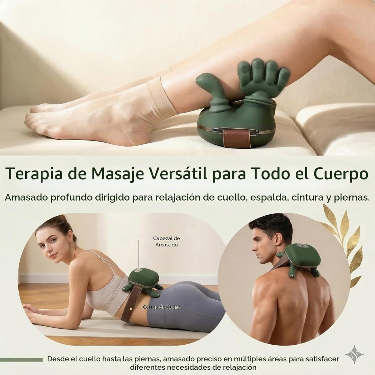 Genesandro N7 Bionic Masajeador de cuello y hombros, masajeadores t...