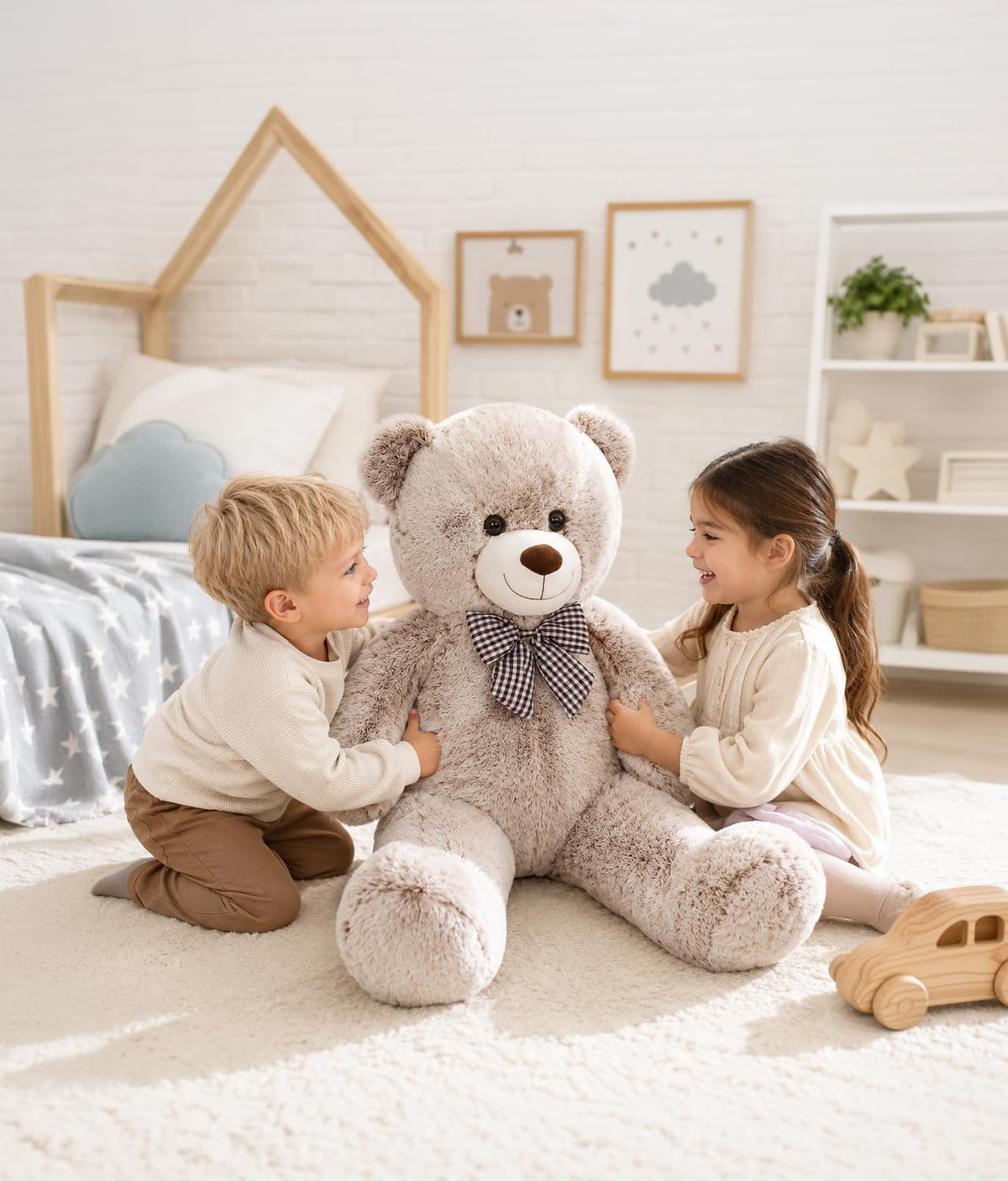 MaoGoLan Oso de peluche gigante de 39 pulgadas, regalo de animal de...
