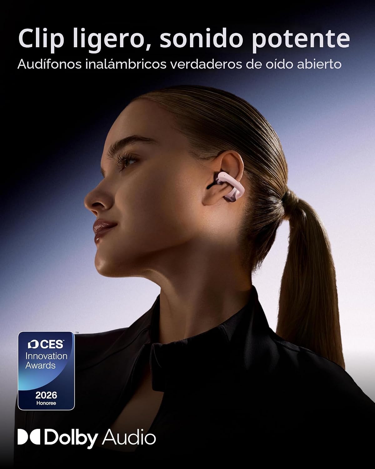 SHOKZ OpenDots ONE - Auriculares de oído abierto, Auriculares de cl...