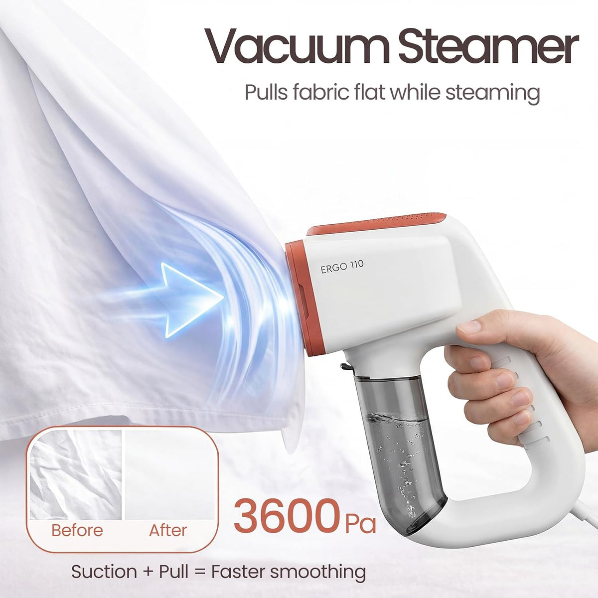 Vaporizador de vacío de mano para la ropa, vaporizador portátil de...