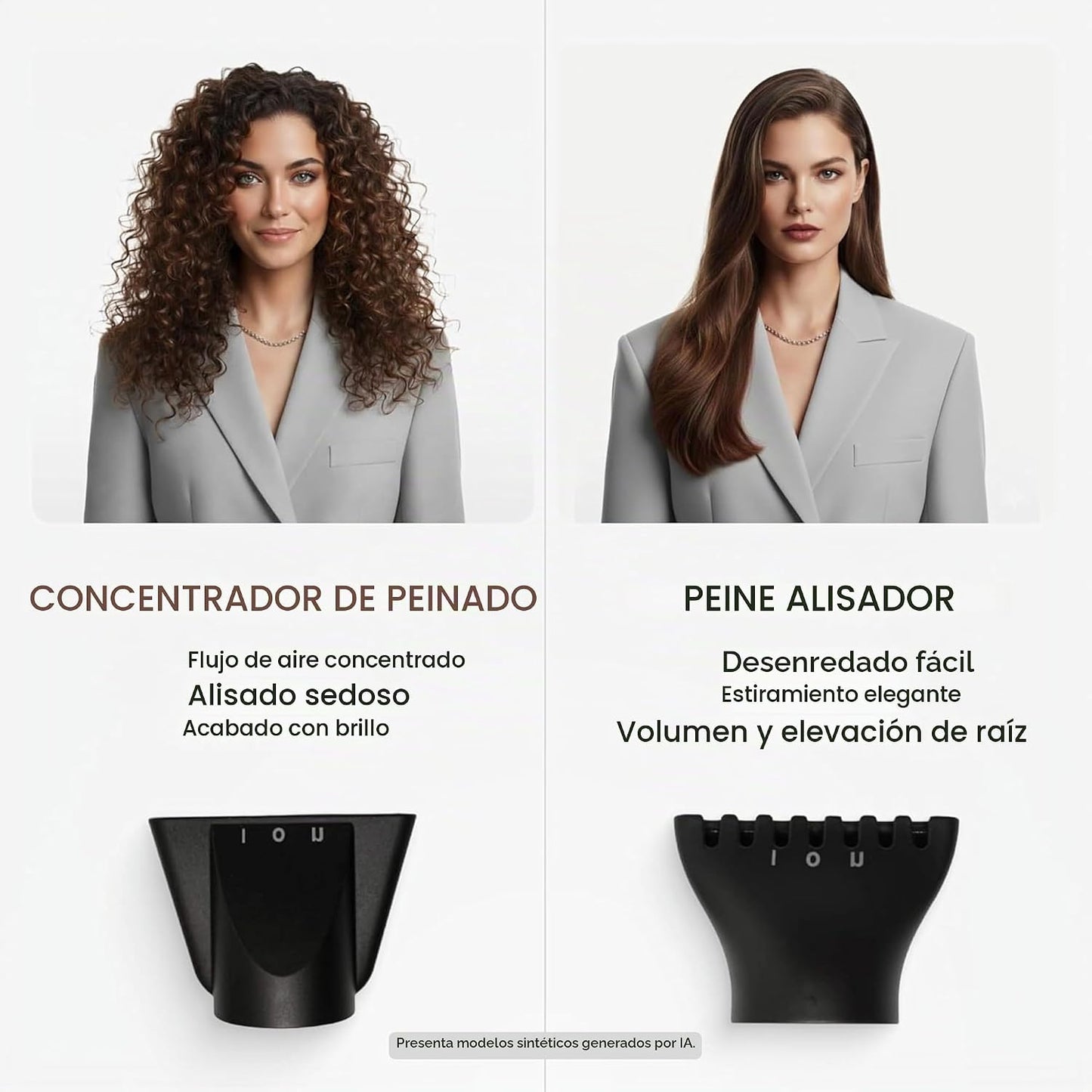 COCCO Lite Pro XL Secador de pelo, ultraligero, sistema Intel iónic...