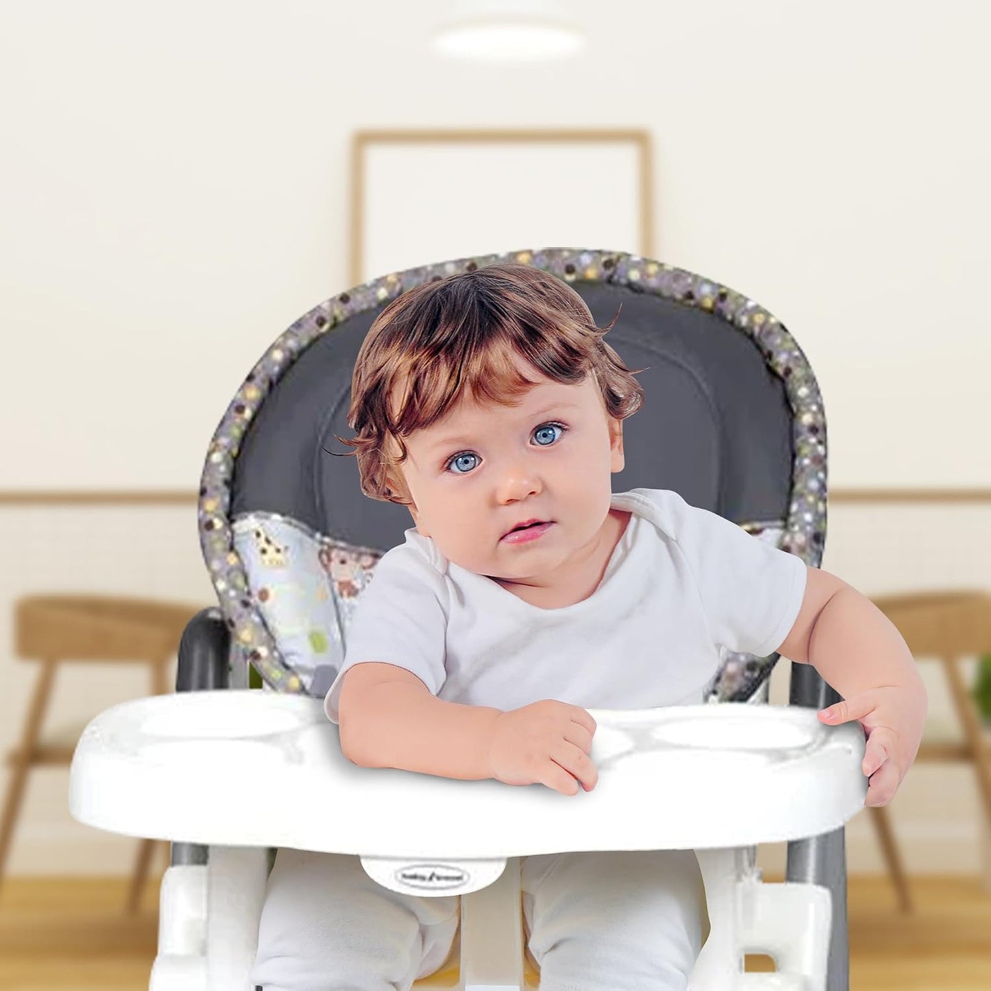 Baby Trend Silla alta Sit-Right, cabezas bobble