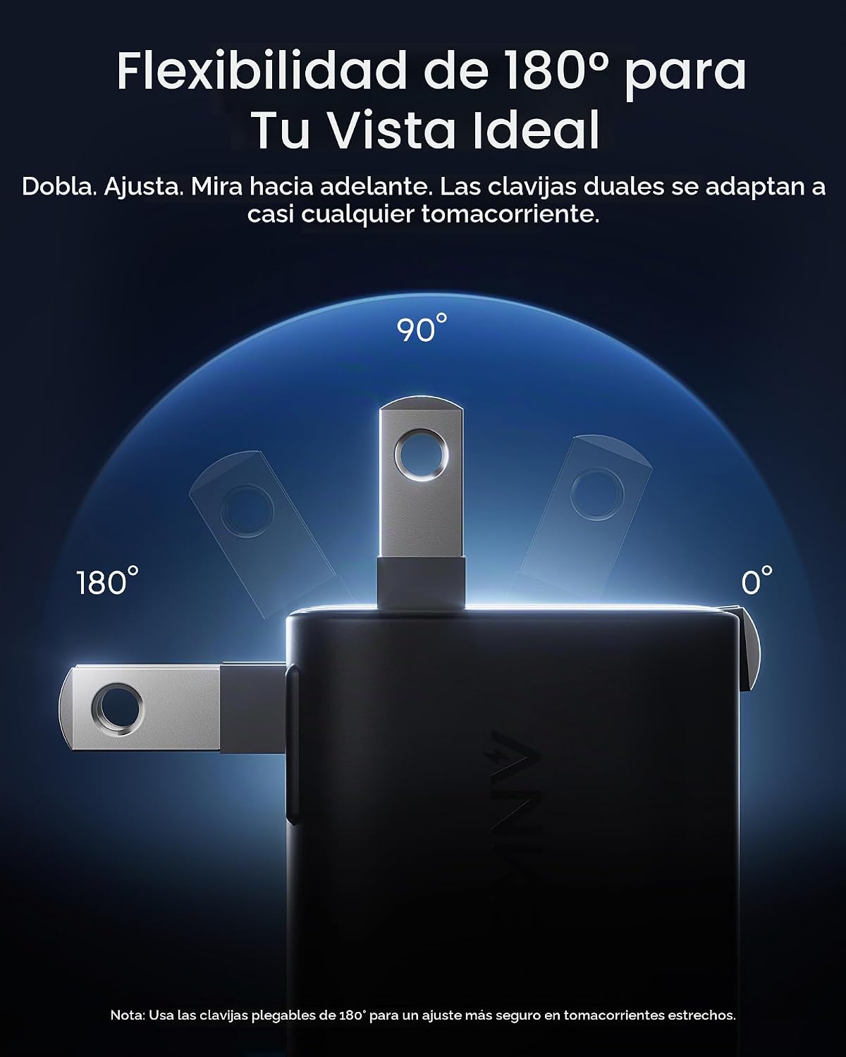 Anker Cargador de pantalla inteligente nano, cargador rápido USB C...