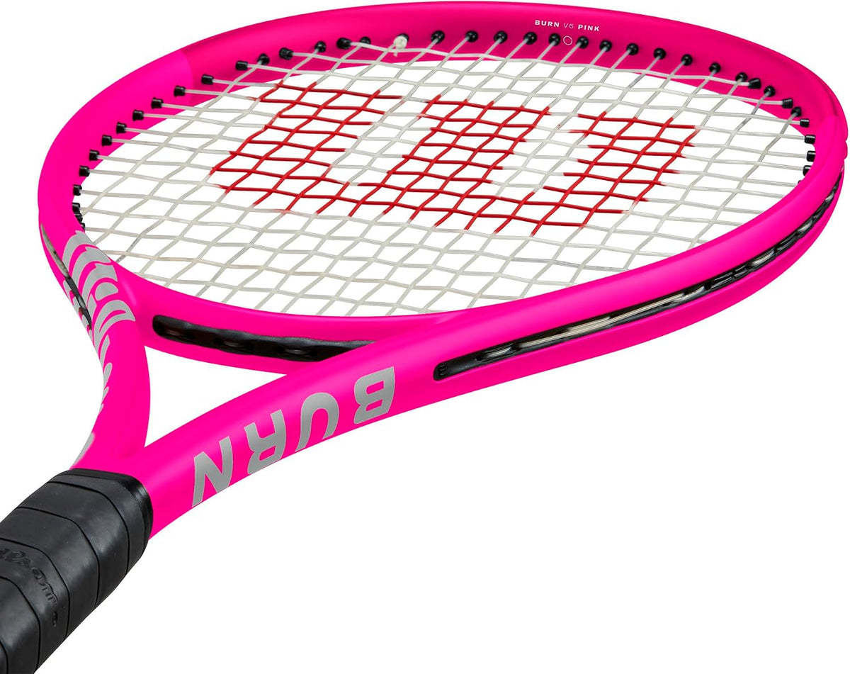 Wilson Burn V6 105 S - Raquetas de tenis color rosa