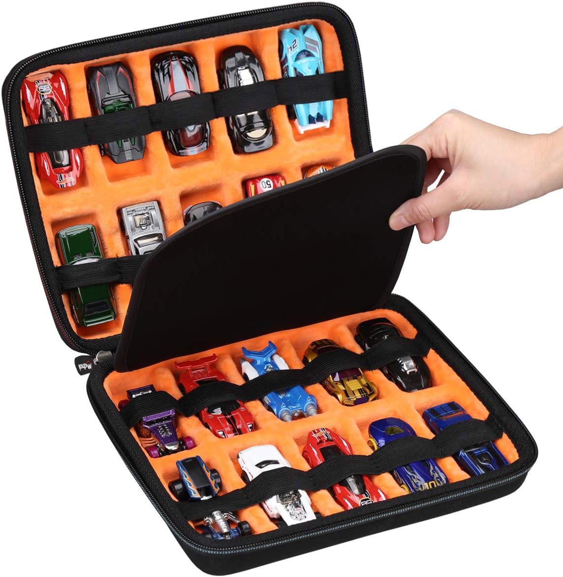Mchoi Hot Wheels Estuche de almacenamiento para 20 autos, organizad...