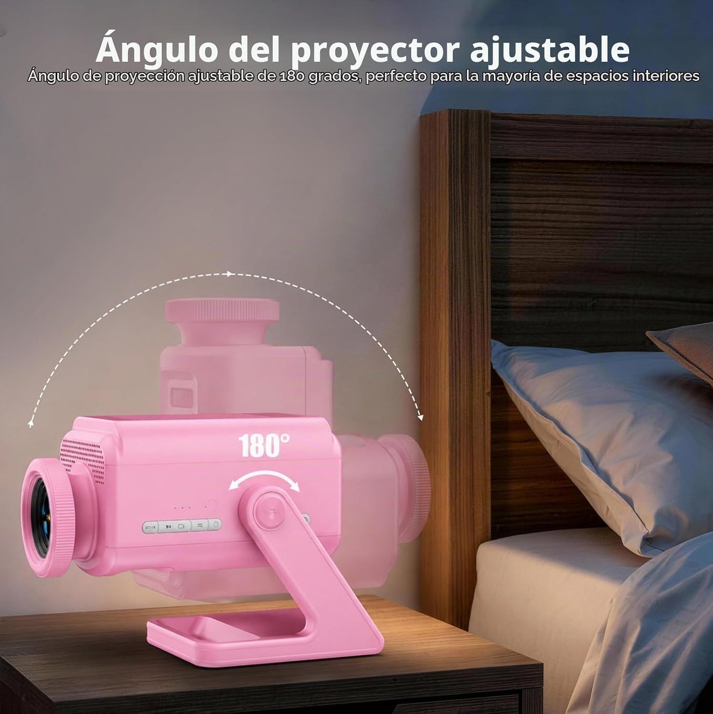 Rossetta Proyector 3D, proyector de galaxia 3D HD de 60 temas con a...