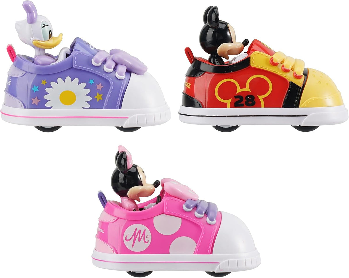 Disney Jr: Kicks - Vehículos de tracción \u2013 Paquete de 3, Micke...