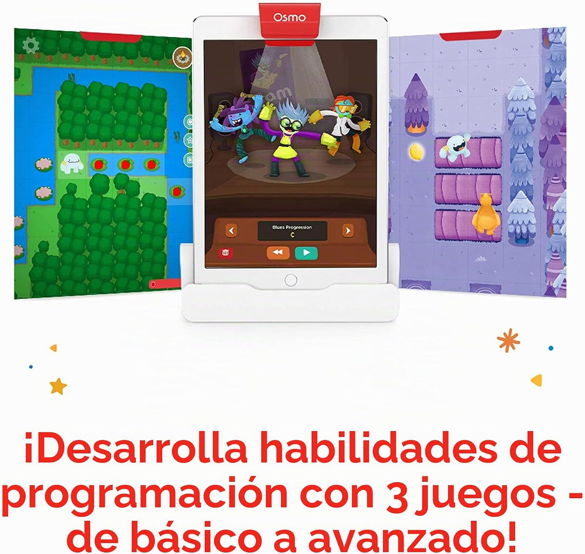 Osmo Kit de codificación, edades 5-10+, codificación para niños, ap...