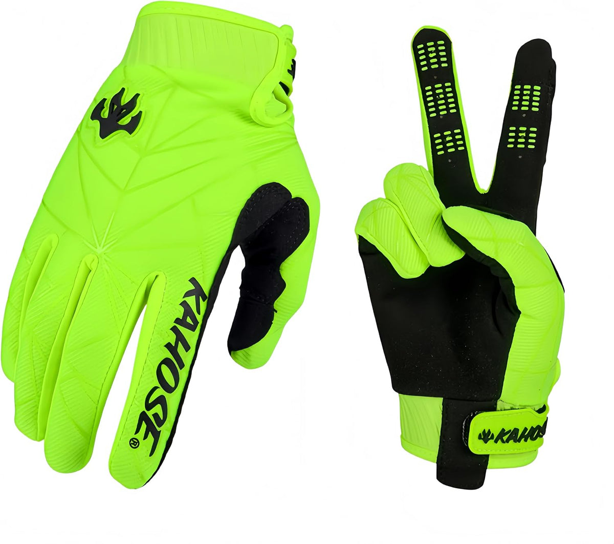 TATACLEA Spider Web - Guantes de motocicleta transpirables con dedo...