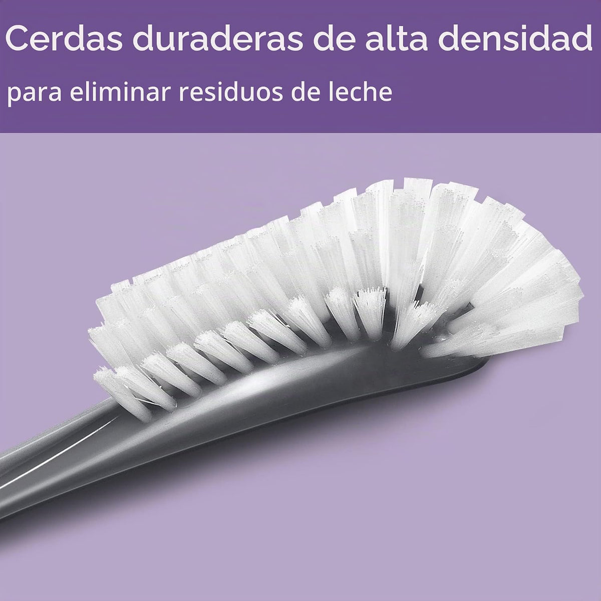 Philips AVENT Cepillo para biberón y tetina de bebé, gris, SCF145\/...