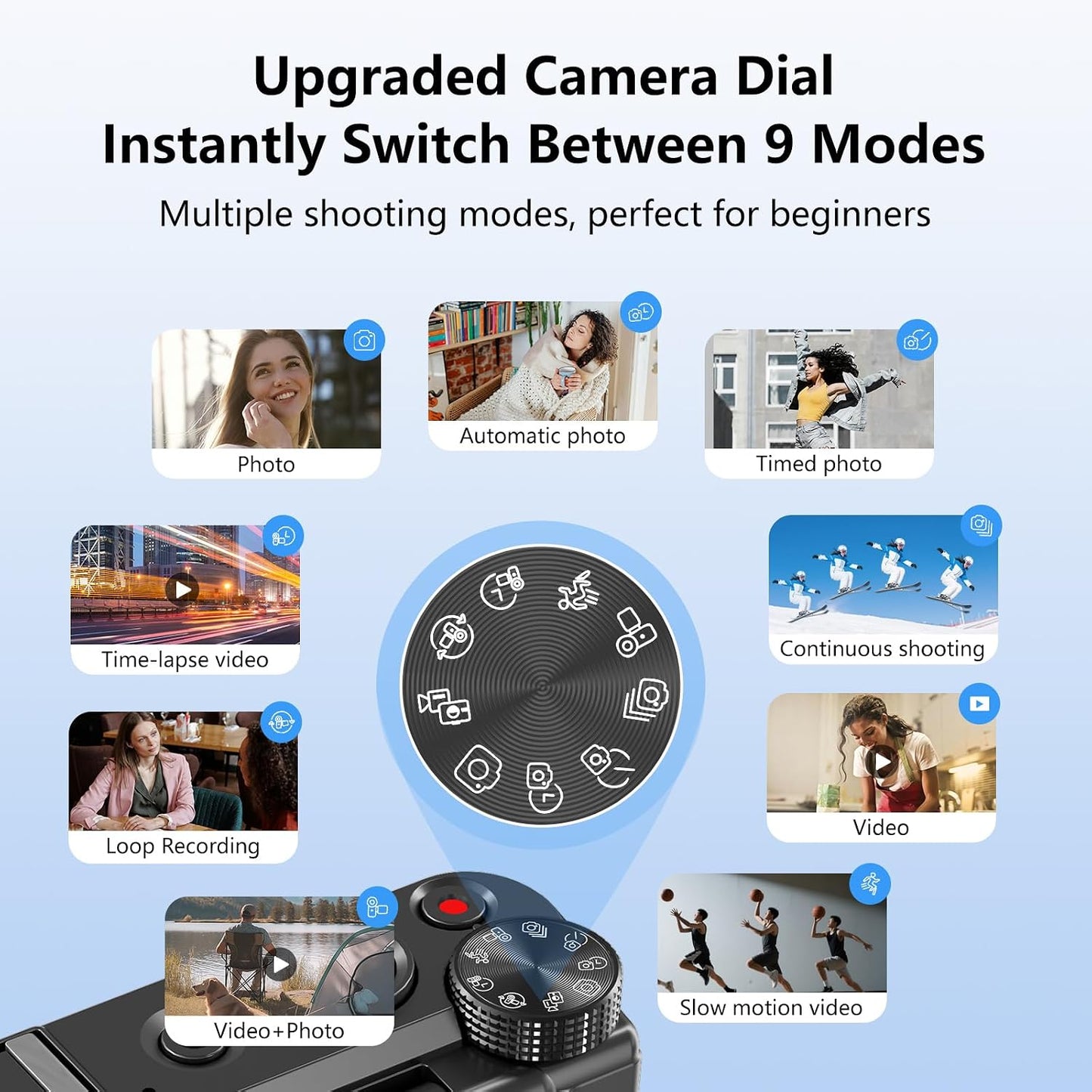 Cámara digital 8K para fotografía, cámara de vlogging para YouTube...