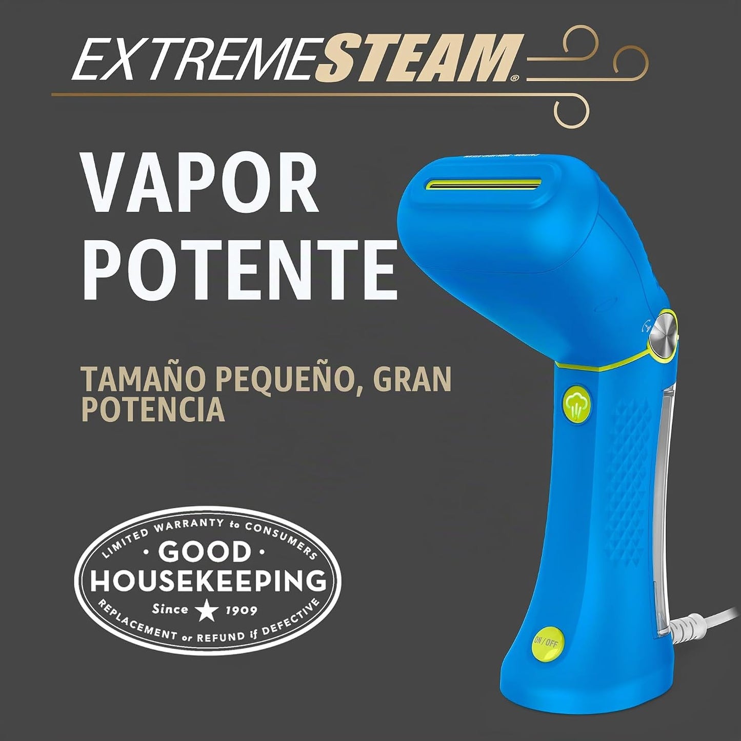 Conair Vaporizador de Prendas de Mano para Ropa - Vapor Potente: Ta...