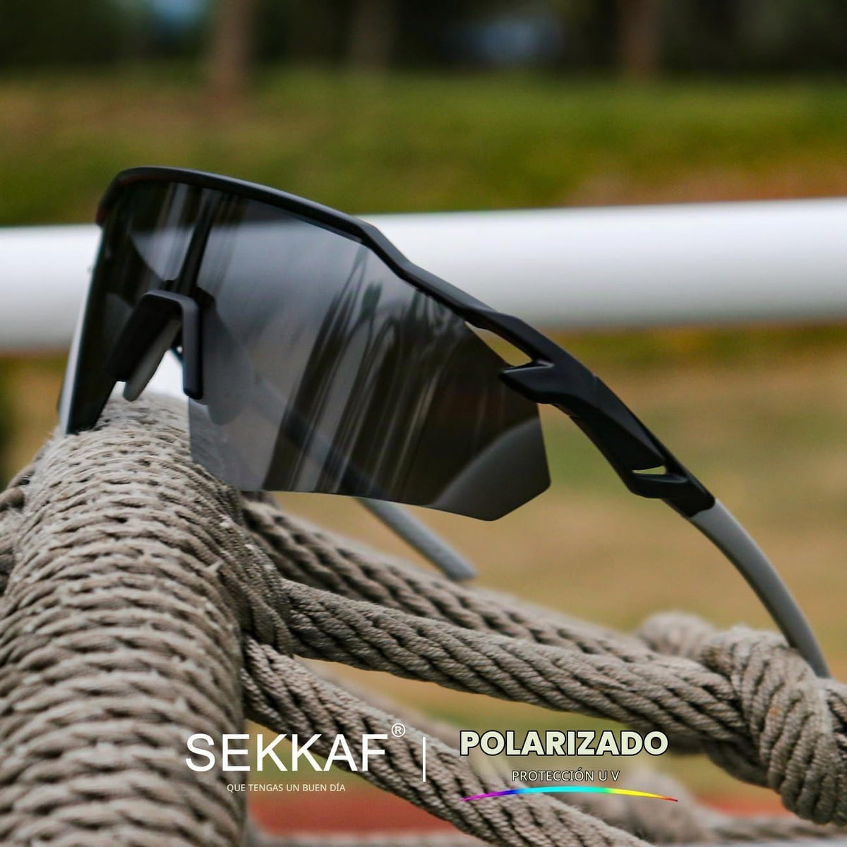 SEKKAF Gafas de sol deportivas polarizadas para hombres y mujeres,...
