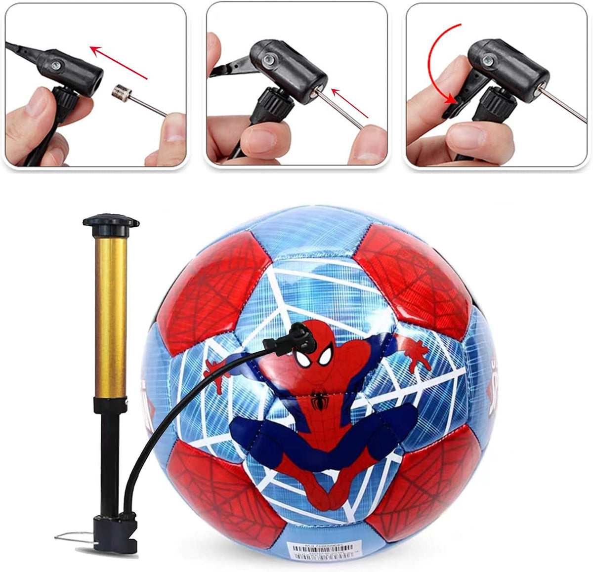DECLIR Balón de fútbol tamaño 2,3,4 Mini Pelota de Dibujos Animados...