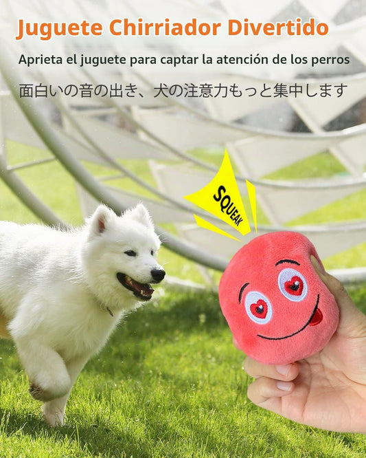 SCHITEC Juguetes chirriantes para perros, [8 unidades] Pelotas de f...