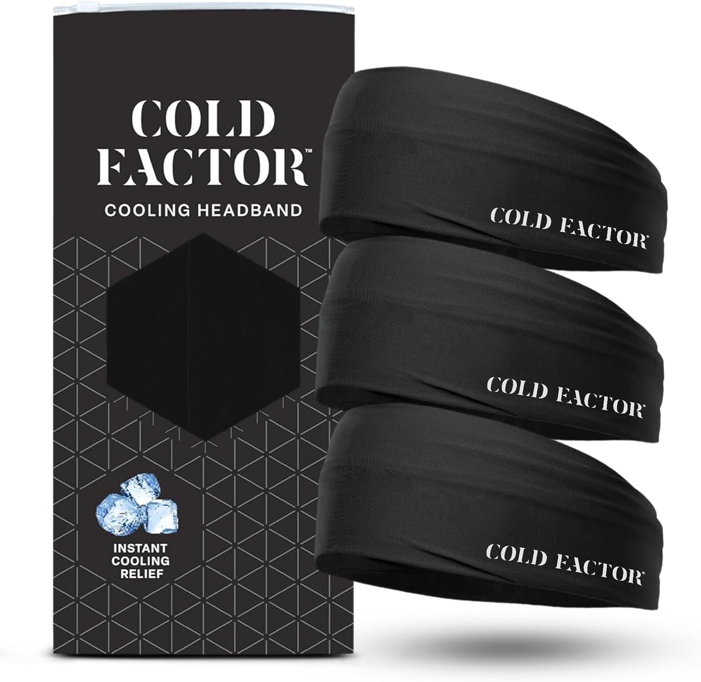 COLD FACTOR Diadema refrescante para mujeres y hombres \u2013 UPF 5...