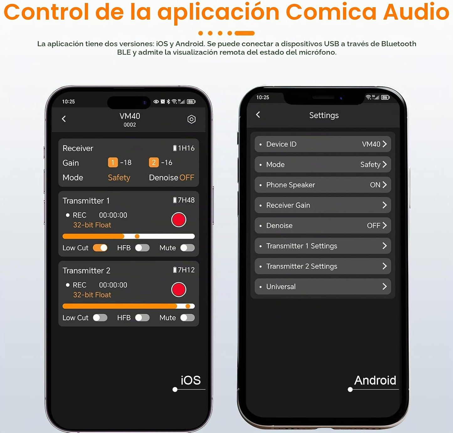comica VM40 - Micrófono de escopeta con modos inalámbricos, 48 kHz\...