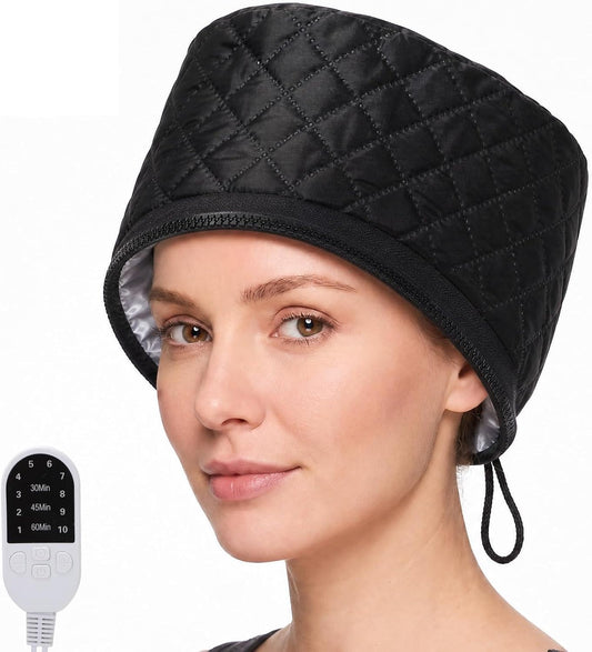Gorro de pelo calentado, vaporizador de cabello de acondicionamient...