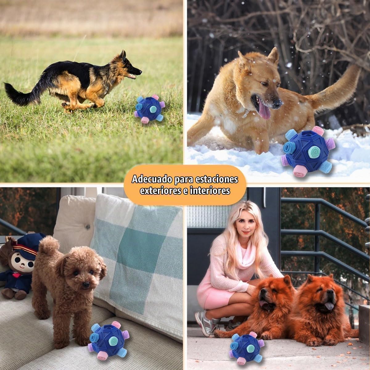Petration Pelota de Olfato para Perros - Juguetes Interactivos de R...