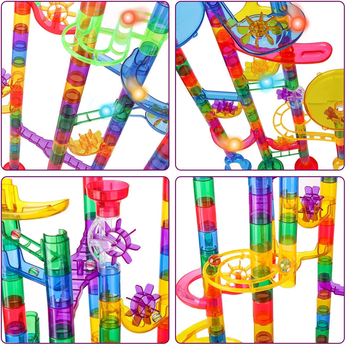 Meland Juegos de Pistas de Canicas para Niños - 153 Piezas Pista de...